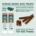 thumbnail image 4 of Healthfuls Deli Sticks Pork and Turkey Human-Grade Gluten-Free Soft and Chewy Dog Treats, 10 Count Bag, 4 of 9