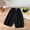 Black, variant on uublik Pants for Girls 2-15 Years Soft Athletic Girls Casual Pants Easy Care High Waisted Trousers Black