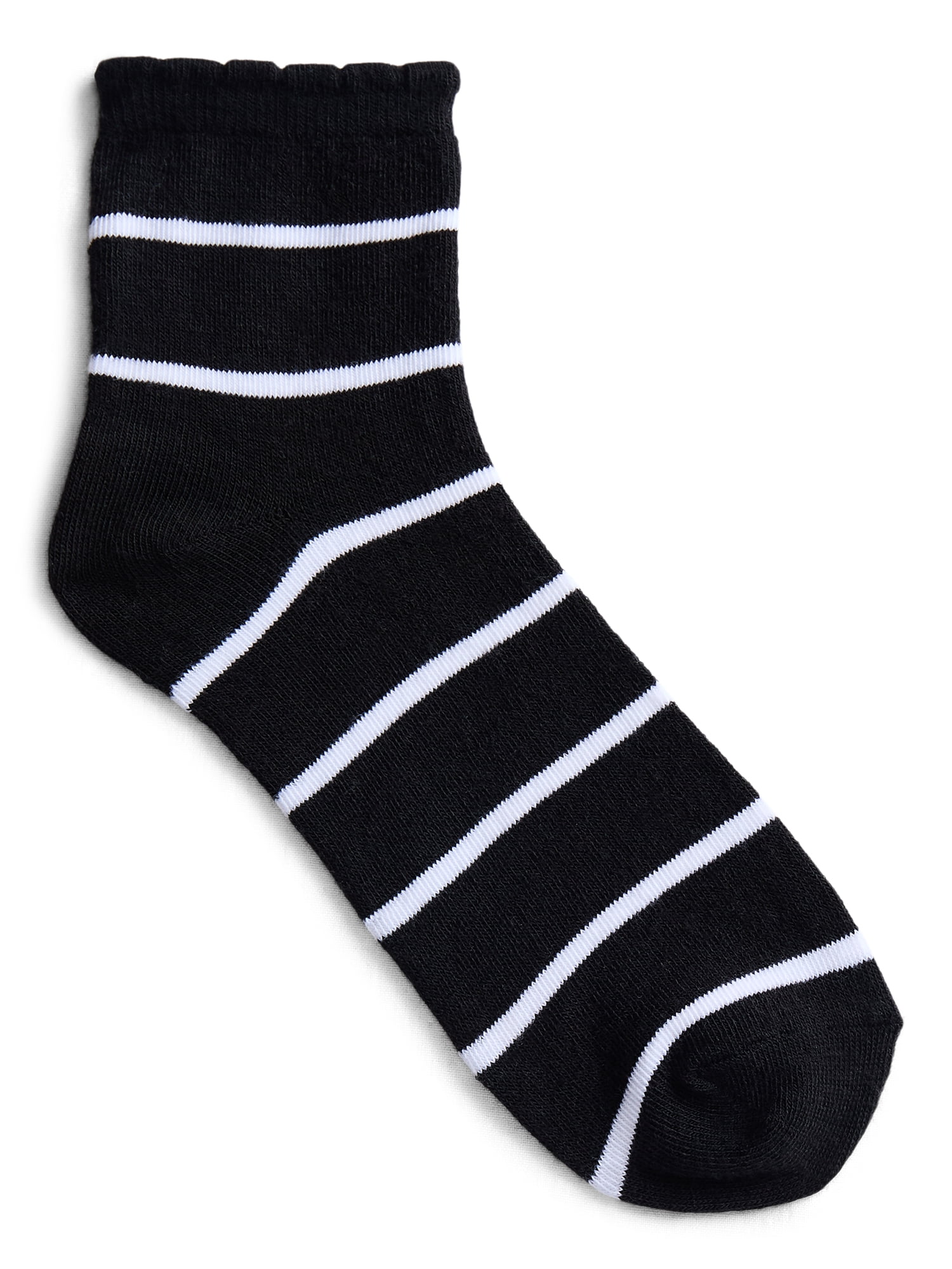 Joyspun Women’s Ankle Dress Socks, 6-Pack, Shoe Sizes 4-10