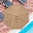 thumbnail image 3 of Sombrilla de patio iPower de 9 pies con inclinación, manivela y tela impermeable, 3 of 7