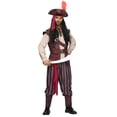 thumbnail image 4 of Disfraz de pirata caribeño de Spooktacular Creations para hombre, 4 of 7