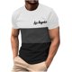 thumbnail image 1 of Mens Casual Pantalones Cortos Cuello Redondo Patchwork Impresión Suéter Blusa de Fitness, Camisetas para Hombre, 1 of 4