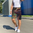 thumbnail image 3 of Daiia Rainbow Scales Fantasy Dragon Mens Woven Stretch Pajama Short,Short Pajama Pants-XX-Large, 3 of 7