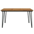 thumbnail image 6 of vidaXL Patio Table Dining Table with Hairpin Legs for Porch Solid Wood Acacia, 6 of 33