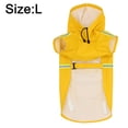 thumbnail image 2 of Impermeable para perros con sombrero, poncho para mascotas, impermeable, reflectante, cómodo, impermeable para perros, 2 of 5