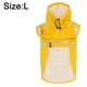 thumbnail image 2 of Impermeable para perros con sombrero, poncho para mascotas, impermeable, reflectante, cómodo, impermeable para perros, 2 of 5