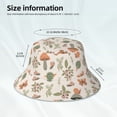 thumbnail image 3 of Balery Forest Mushrooms Insects Sombreros para el sol para hombre y mujer, sombrero de pescador con UPF 50+, 3 of 6