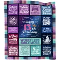 thumbnail image 1 of LHSHID 17 Year Old Girl Gift Ideas Gifts for 17 Year Old Girls 17 Year Old Girl Birthday Gifts 17th Birthday Gifts for Girl 17th Birthday Decorations for Girls Throw Blanket 60"x80", 1 of 6