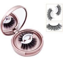 Natural Self Eyelashes Reusable False Lash Strips For Christmas Makeup Set
