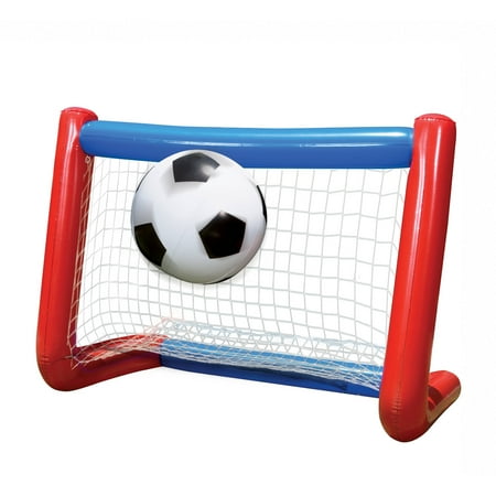 Banzai Mega All-Star Soccer Set with Inflatable Soccer Goal Net and Ball