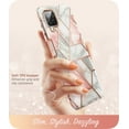 thumbnail image 3 of i-Blason Cosmo Series Case for Samsung Galaxy A12(2020 Release), Slim Full-Body Stylish Protective Case with Built-in Screen Protector (Marble), 3 of 6