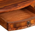 thumbnail image 5 of vidaXL Console Table Solid Sheesham Wood 35.4"x15.7"x29.9" Half Round, 5 of 11