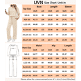 thumbnail image 3 of UVN Outfit Sets for Women Fall Winter Long Sleeve Tops and Pants Two Piece Lounge Sets Vacation Travel Sweatsuit Tracksuit, 3 of 9