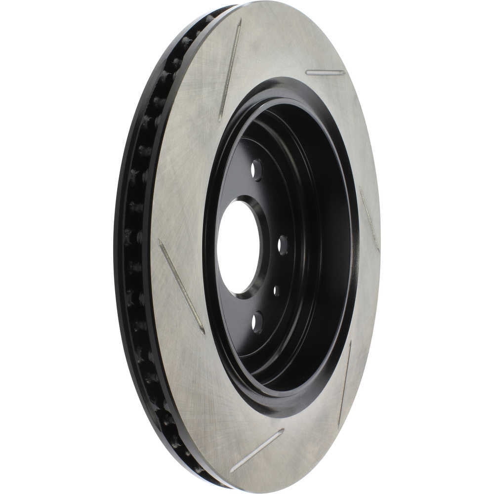 Stoptech Sport Slotted Brake Rotor; Rear Left Fits select: 2016 CHEVROLET CAMARO, 2017 CHEVROLET CAMARO LS/LT