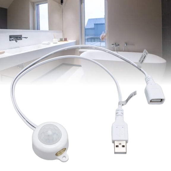 Saluaqui PIR Motion Activated Sensor, Motion Light Sensor for Applicable Scope, Constant Voltage LED Lights, Automatic Sensing Devices LED Light Strips, Day Night OnOff Version