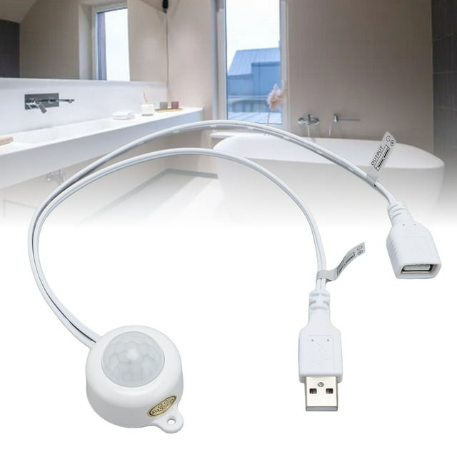 Sensor De Movimiento Del Cuerpo LED, Sensor Activado Por Movimiento PIR Interfaz USB Plug And Play Profesional Para Tira De Luz