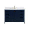 thumbnail image 3 of 48 inch Single Bathroom Vanity in Blue with Backsplash, 3 of 8