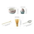 thumbnail image 2 of Kieccall Matcha Tea Set Ceramic Whisk Kit 5 Piece For Home Tea Time Matcha Preparing And Tea Serving Daily Use, 2 of 6