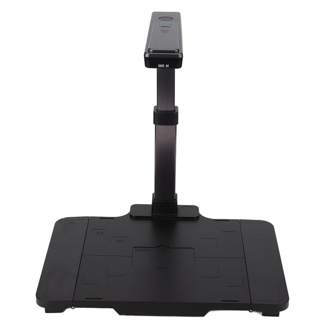USB Document Camera, Foldable USB Document Scanner Rich Colours Professional 5MP CMOS Sensor A4 Catch Size With LED Light For ID Cards For Pictures