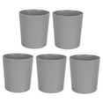 thumbnail image 4 of FELTECHELECTR Indoor Planting Flowerpots Grey 5Pcs 4.7x4.3in, 4 of 8