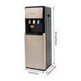 thumbnail image 5 of Bottom Loading Water Cooler Dispenser, 500W Hot & Cold Water Floor Standing 12.2*11.61*36.41inch for Both Home and Commercial Places, 5 of 17