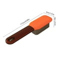 thumbnail image 3 of Shoe Brush with Handle, Laundry Brush, Hard Bristle Cleaning Tool for Shoes, Clothes and Leather, Compact Plastic Scrubber for Home Travel, Orange, 3 of 6