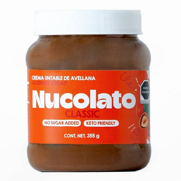Crema de avellana Nucolato classic untable 355 g