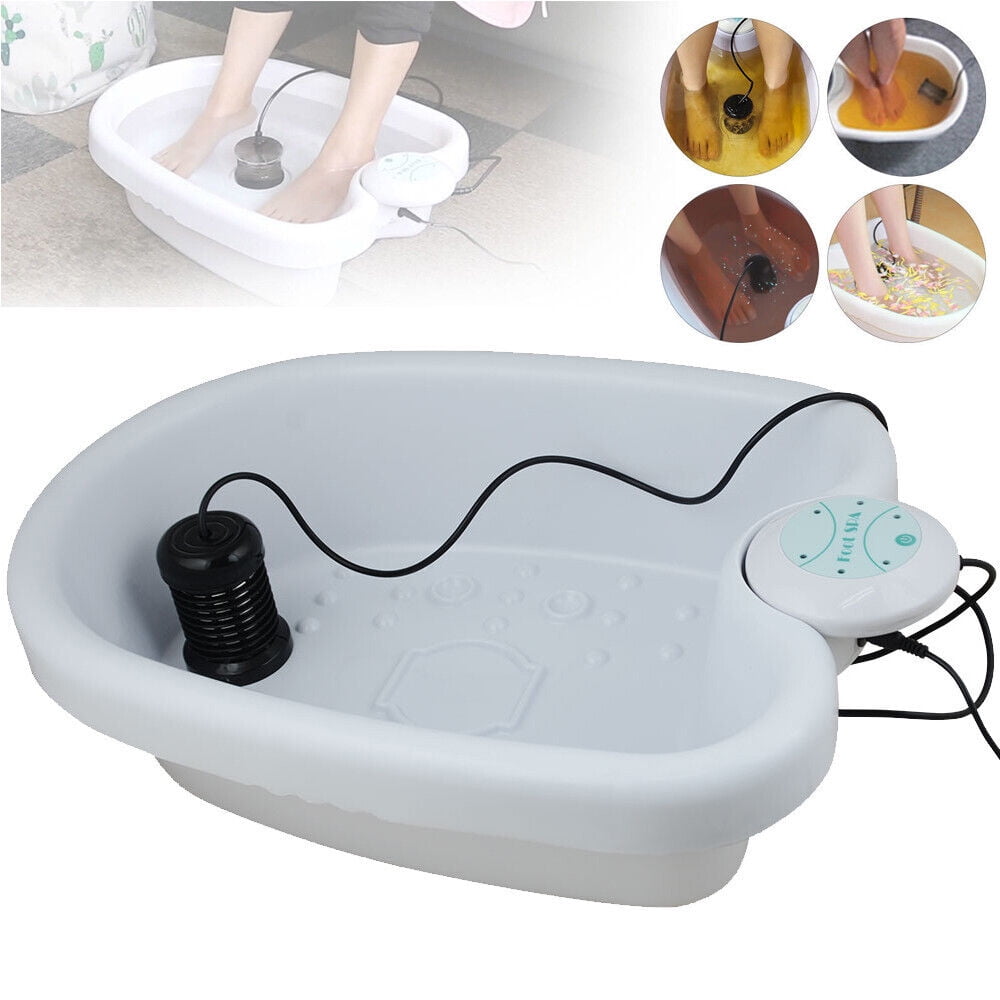 Ixaer Ionic Detox Foot Bath Cleanse Spa With Basin Liners And Round Arrays