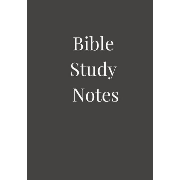 Bible Study Notes, (Paperback)