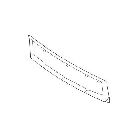 Genuine OE Audi License Plate Frame - 8E0-807-287-D-1QP