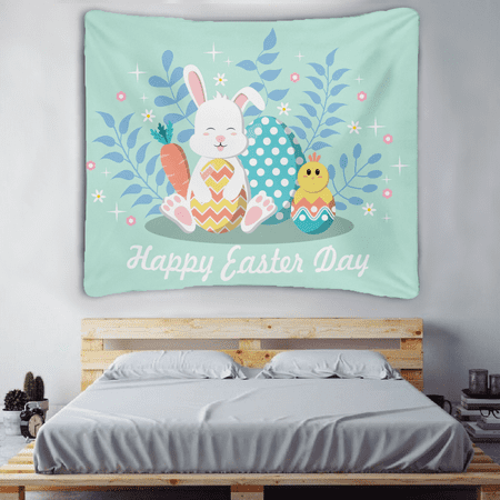 Image of Hanging Backdrops Easter Modern Painting Cartoons Paint Background Hanging Cloth for Women and Men for Work Picnic or Trave 4 Size
