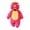 Hot Pink, variant on JIAYUE Baby Hooded Jumpsuit Cozy Fuzzy Cute Dinosaur Design Romper Long Sleeve Zip-Up Clothes for Fall Festival Gathering