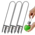 thumbnail image 3 of Red Bell Pepper Seed Corer, Universal Stainless Steel Fruit Corer Red Bell Peppers Cutter Pepper Seed Remover Tool,Premium Fruit Corer Tool Pepper Seed Corer Remover, 3 of 6