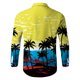thumbnail image 4 of Camisas Casuales Para Hombre Hombres Casual Manga larga Otoño Invierno 3D Impreso Camisas Top Blusa Camisas (Yellow, S), 4 of 5
