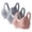 Pink, variant on Womens Wireless Seamless Bras 3 Pack Comfort Bralette V Neck Smooth T-Shirt Bras for Women Plus Size Soft No Show Adjustable Strap Everyday Wear Black,Size 3XL