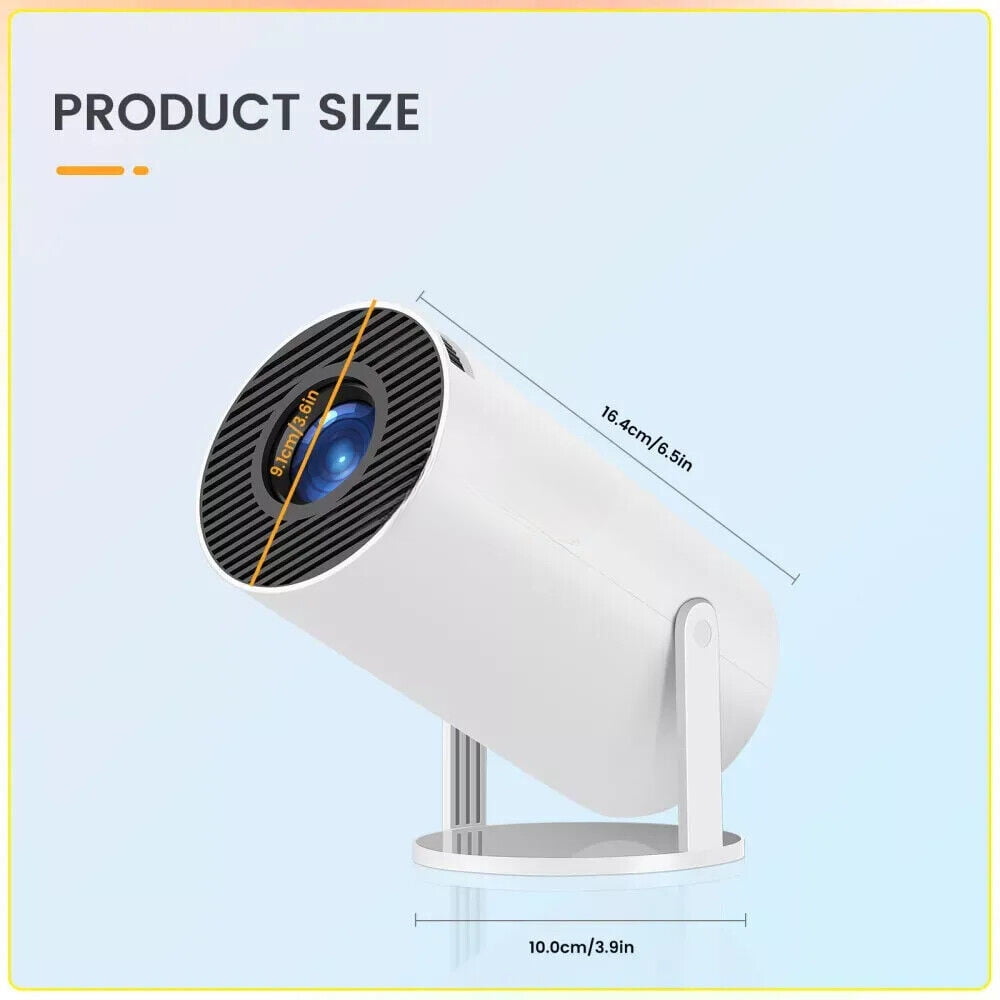 4K Mini Projector HY300 720P WiFi6 Bluetooth BT5.0 Cinema Portable Home Theaters