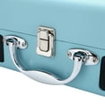 thumbnail image 3 of Retro Record Player, Suitcase 33/45/78 RPM Record Player, For Music Playing Built-in Stereo Speaker Vinyl Records Support 7/10/12 Inch, 3 of 8