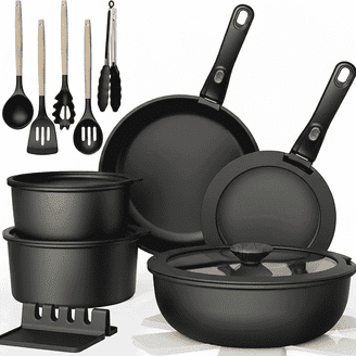 Ninja Ceramic 12-Piece Cookware Set, Nonstick Performance, PFOA
