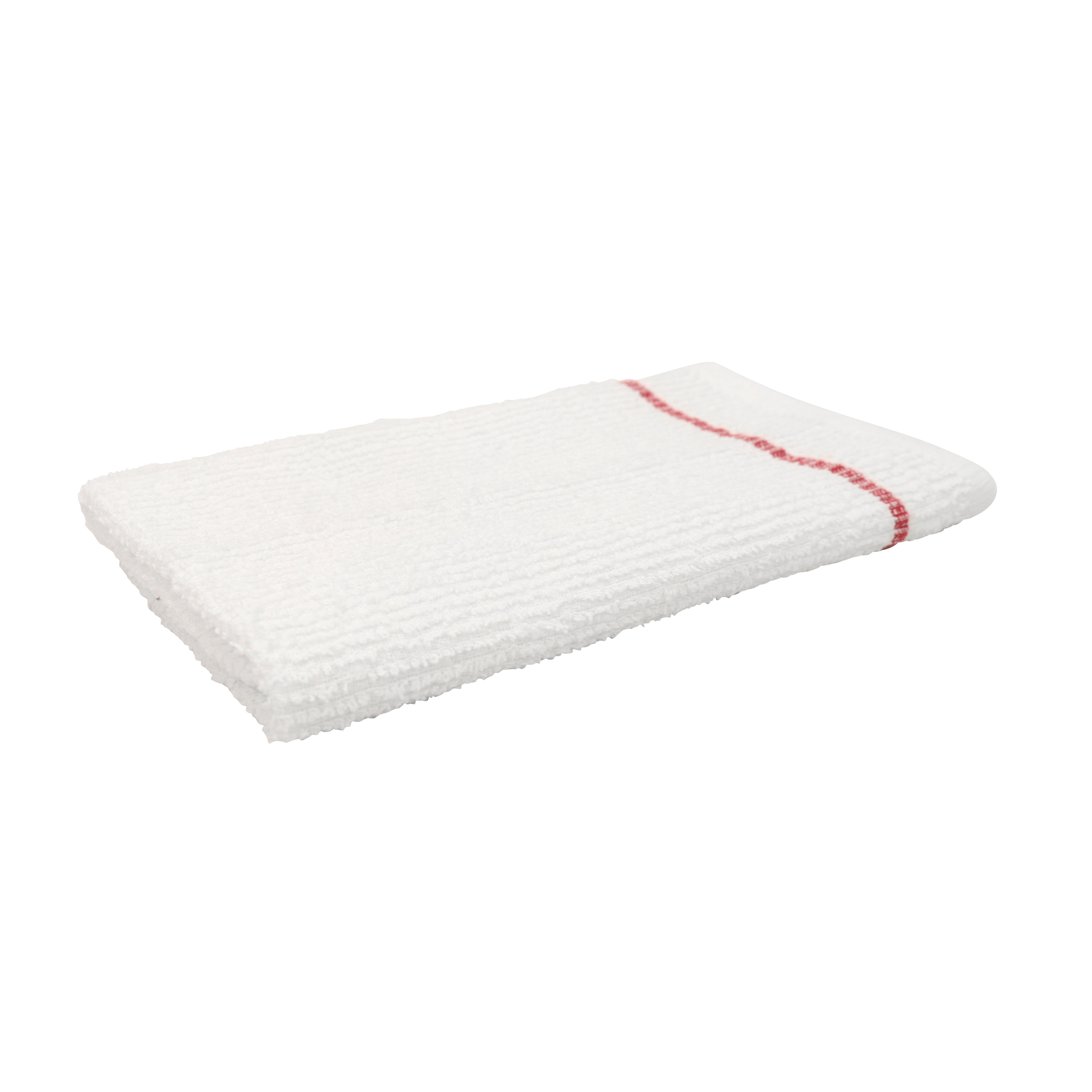Ribbed Bar Mop Grey Organic Cotton Dish Towels, Set of 4
