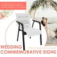 thumbnail image 3 of Reserved Memorial Wedding Chair Sign Save a Seat​ for Someone in Heaven Easily Foldable for Wedding Ceremonies Loving Memory, 3 of 10