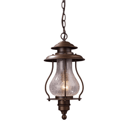 

Outdoor Pendant 1 Light With Coffee Bronze Medium Base 8 inch 60 Watts - World of Lamp