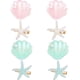 thumbnail image 2 of GOOHOCHY 8 pinzas para el pelo con forma de concha, accesorios de sirena para el pelo, horquillas de concha para niñas., 2 of 7