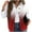 Red, variant on TKLPEHG Women's Plus Size Gradient Waistcoat Fall Winter Warm Fleece Flannel Coats Button Sleeveless Outerwear Jacket with Pockets (Green,XXL)
