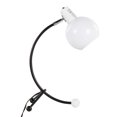 thumbnail image 3 of Eileen Contemporary Task Lamp in Black Metal and White Plastic Shade by LumiSource, 3 of 7