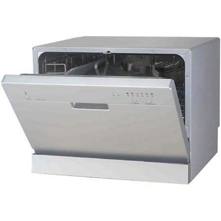 Sunpentown Countertop Dishwasher, 2200 Series, Silver