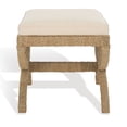 thumbnail image 6 of Safavieh Couture Aikan Woven Seagrass Ottoman, Natural/Beige, 6 of 9