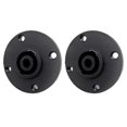 thumbnail image 4 of 4 Pole Round Female Panel Mount Socket Twist Lock Speaker Speakon Connector, 4 of 5
