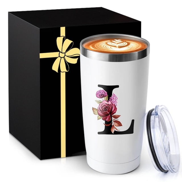 Taza de café MNZZ de acero inoxidable con aislamiento de 20 onzas con tapa