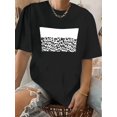 thumbnail image 1 of Deer Chives Directional Is a Round-Neck Short-Sleeve T-Shirt, a Vintage Casual Printed Top for Women., 1 of 6