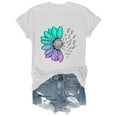 thumbnail image 4 of Womens Fashion Workout T Shirts Athletic Plus Size Tops Summer Trendy Clothes 2025 Short Sleeve Spring Tee, 4 of 6